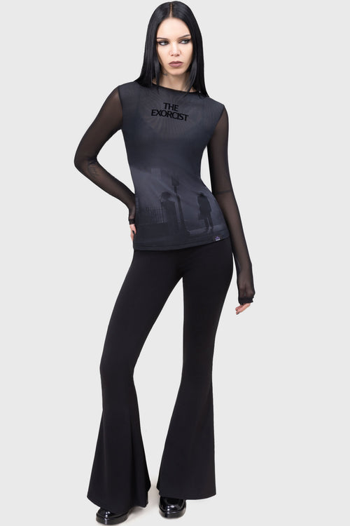 Killstar The Exorcist Long Sleeve Top Black