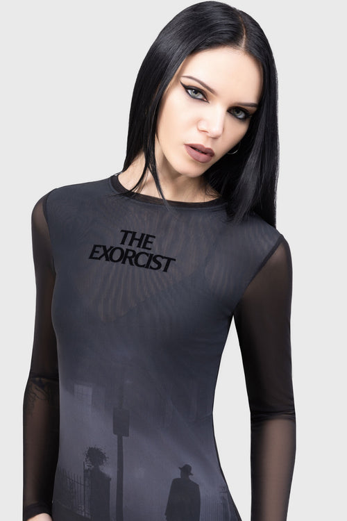 Killstar The Exorcist Long Sleeve Top Black
