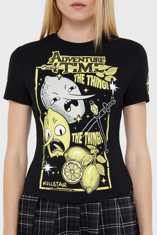 Killstar The Thing Fitted T Shirt Black
