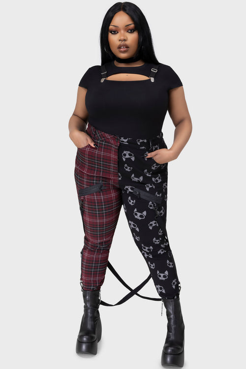Killstar The Vampurr Trousers Black/Red