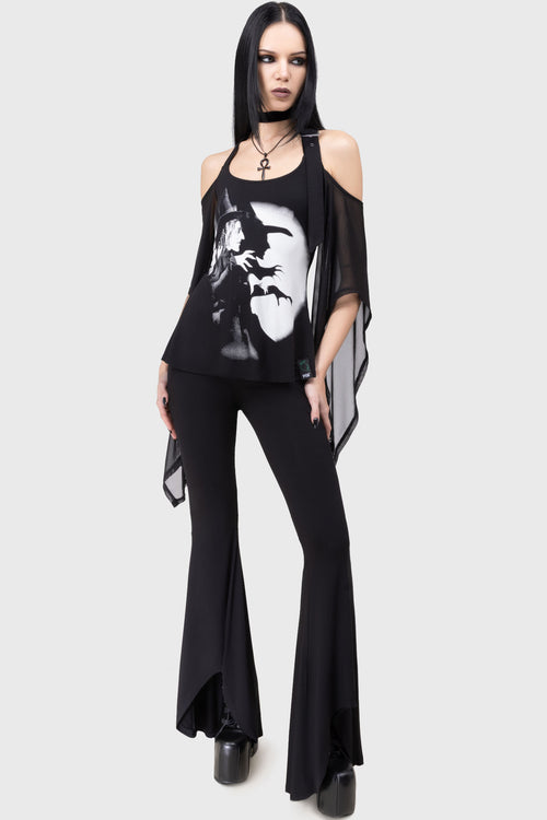 killstar The Witch Is Dead Top Black