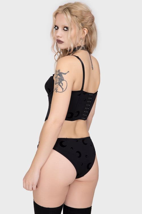 Killstar Trip To The Moon Panty Black