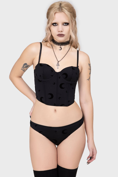 killstar Trip To The Moon Panty Black