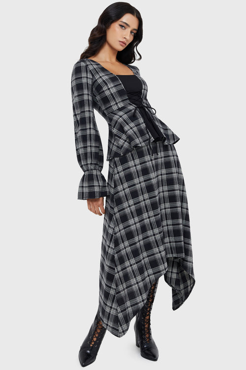 Killstar Unearthly Grove Top Tartan