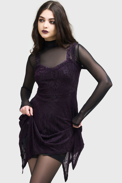 killstar Valrithia Dress Purple