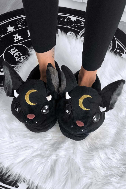 Killstar Vampir Slippers Black