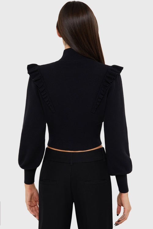 Killstar Veil Of Shadows Sweater Black