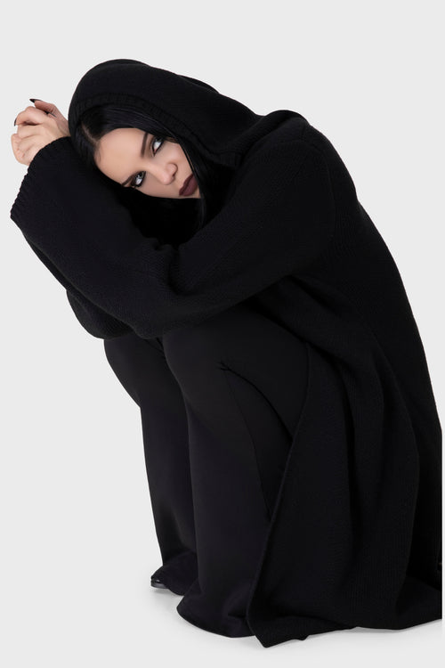Killstar Venomheart Hooded Cloak Black