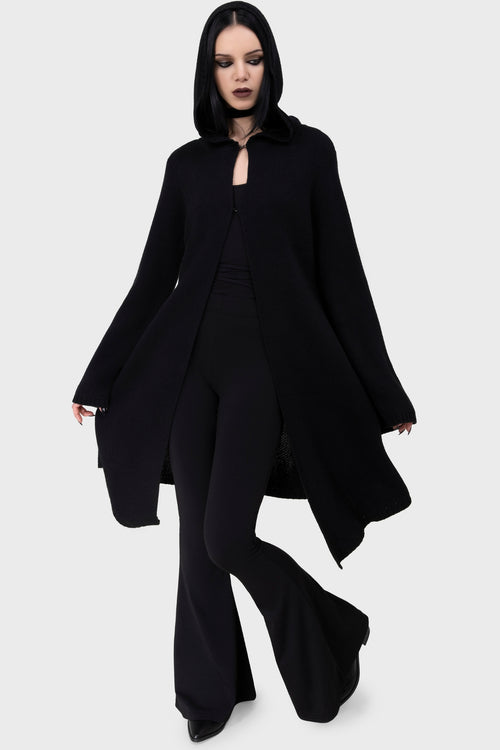 killstar Venomheart Hooded Cloak Black
