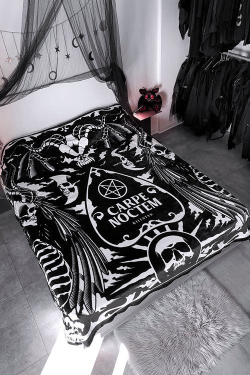 killstar Vivat Nocte Blanket Black/White