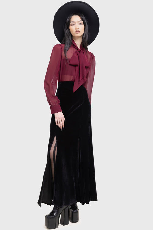 Killstar Void Viper Skirt Black