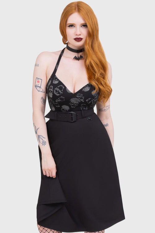 Killstar Voodoo Honey Skirt Black