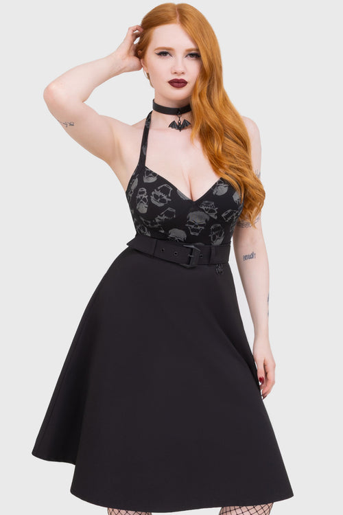 Killstar Voodoo Honey Skirt Black