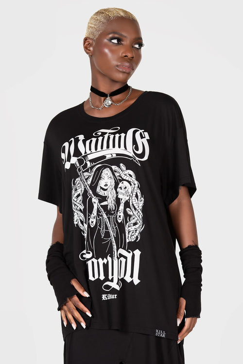 Killstar Waiting For You Relaxed Top Black