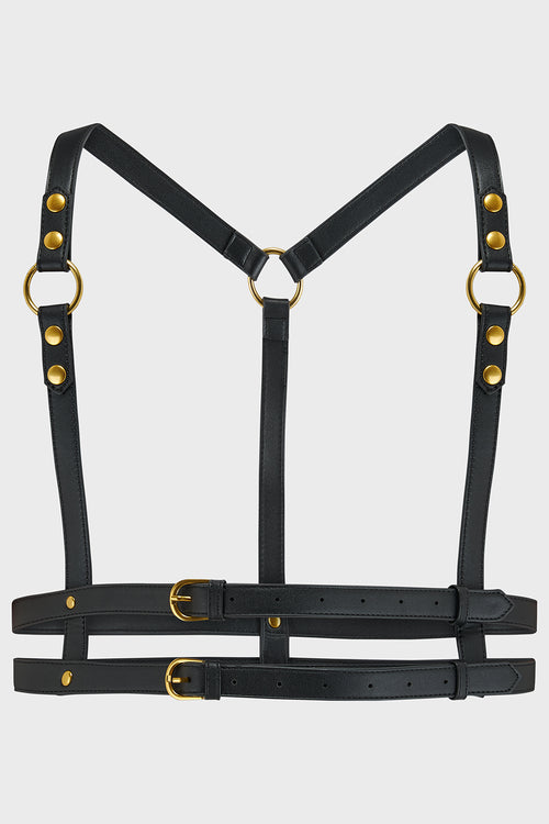killstar Wanda Harness [BLACK/GOLD] Black/Gold