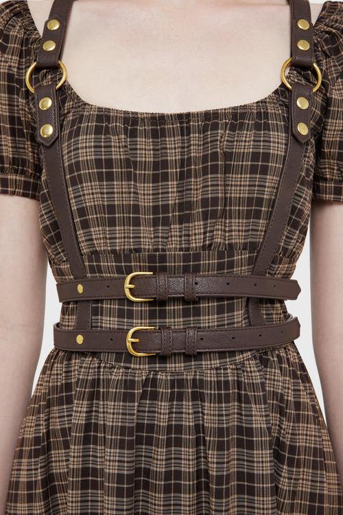 killstar Wanda Harness [BROWN] Brown