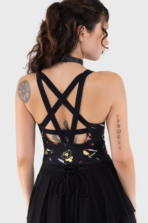 Killstar Wanna Play Top Black