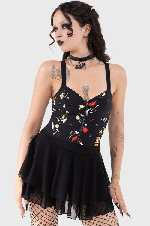 Killstar Wanna Play Top Black