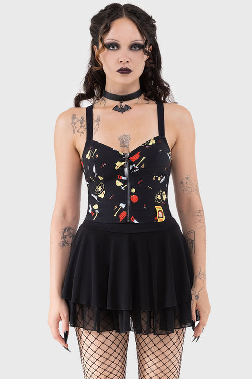 Killstar Wanna Play Top Black