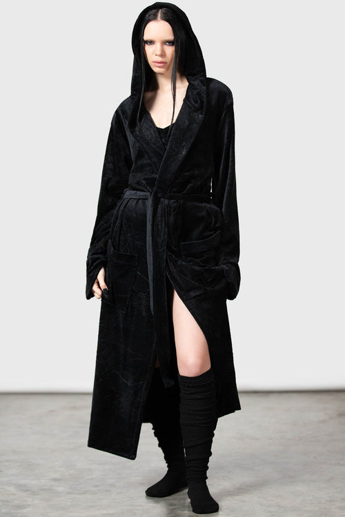 killstar Webbed Robe Black