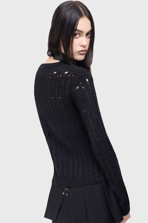 Killstar Webelia Sweater Black