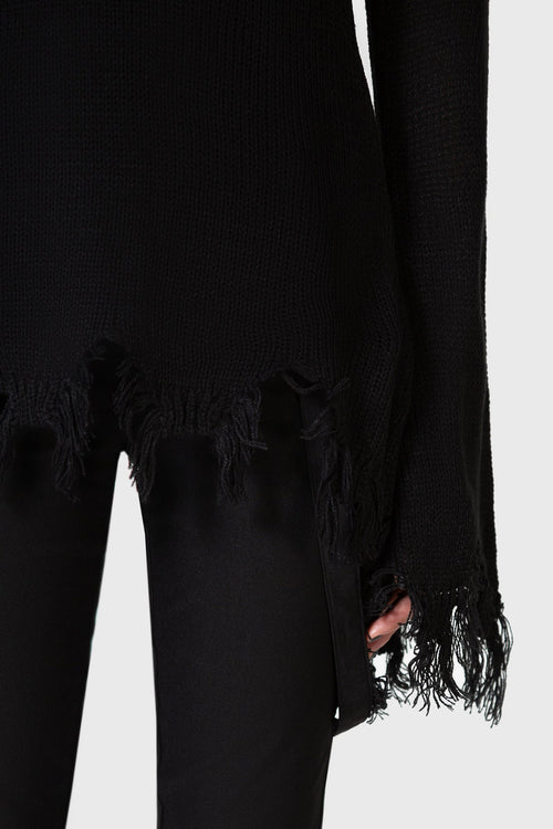 Killstar Where The Others Begin Knit Sweater Black