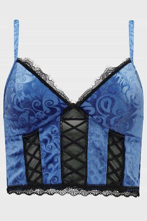 Killstar Whimsy Flutter Bra Blue