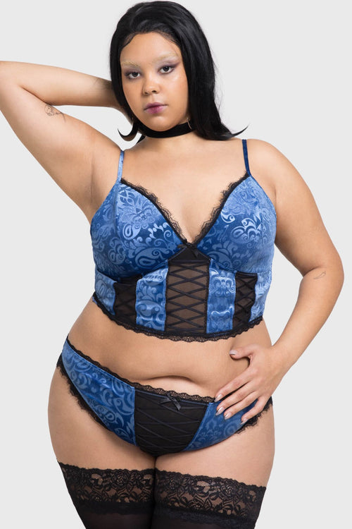 Killstar Whimsy Flutter Panty Blue