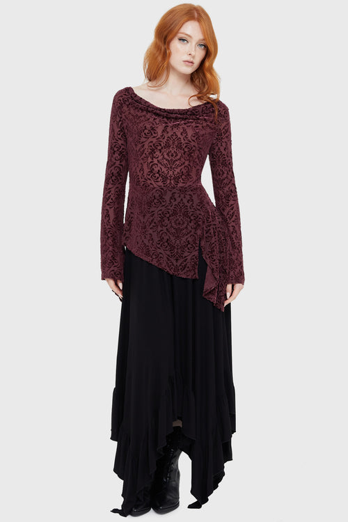 Killstar Whispering Oaks Top Brown