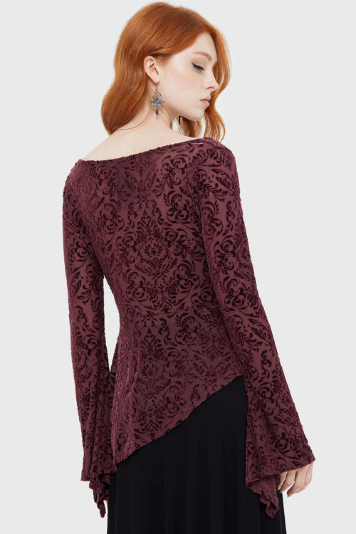 Killstar Whispering Oaks Top Brown