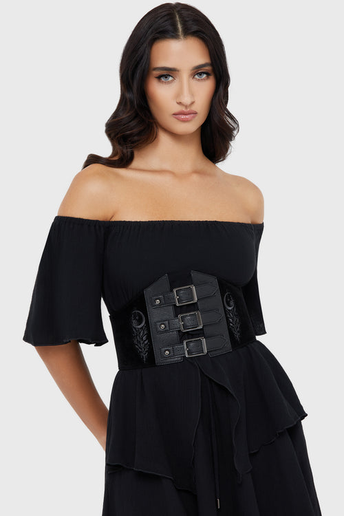 Killstar Wicked Dahlia Dress Black