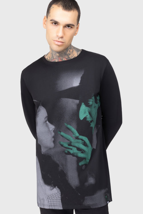 killstar Wicked Witch Long Sleeved T Shirt Black