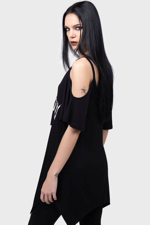 Killstar Wicked Witch Vest Top Black