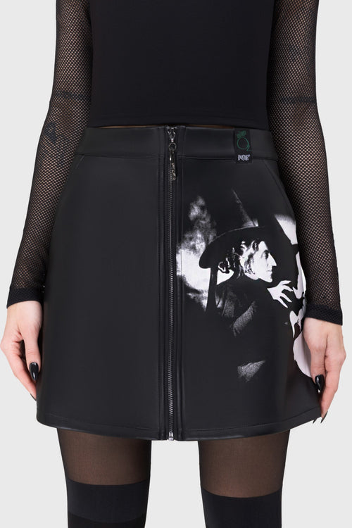 killstar Witch Please Mini Skirt Black