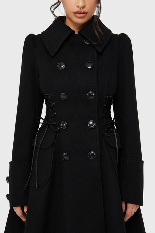 Killstar Woeful Coat Black