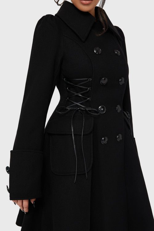 Killstar Woeful Coat Black