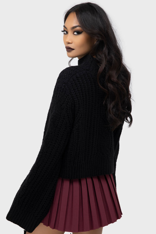 Killstar Nightshade's Curse Mini Skirt [DARK RED] Dark Red