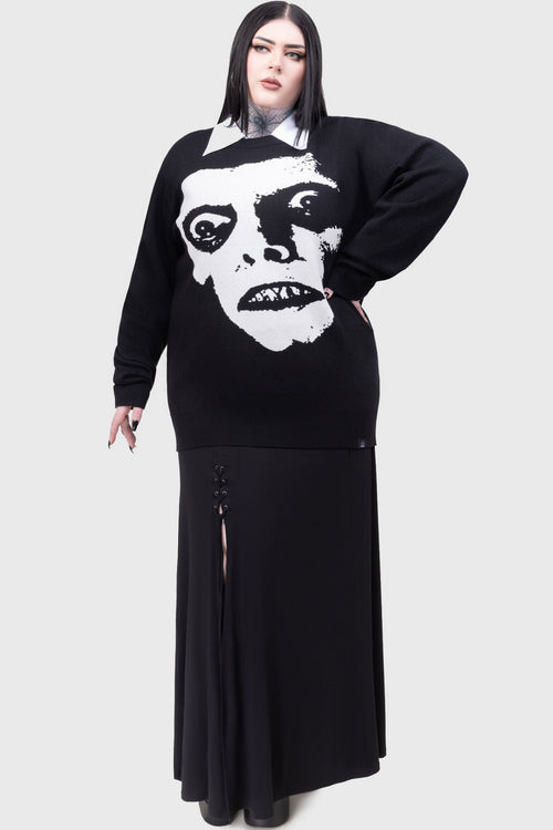 Killstar Somewhere Between Science And Superstition Sweater Black