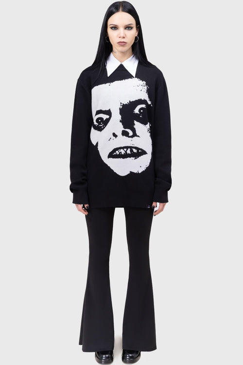 killstar Somewhere Between Science And Superstition Sweater Black