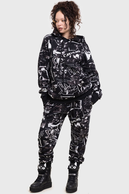 Killstar The Gremlins Are Coming Jogger Black/White