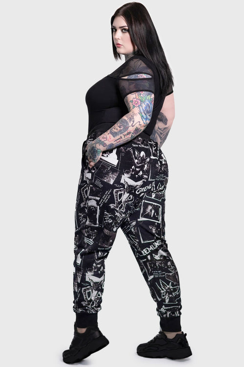 Killstar The Gremlins Are Coming Jogger Black/White