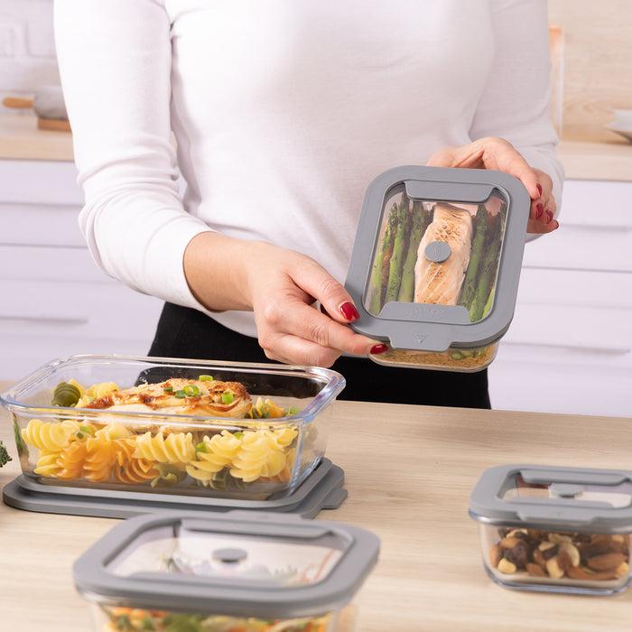 Kilner Fresh Storage-Set Of 4 (10.5oz 21.3oz 27oz 50.7oz)