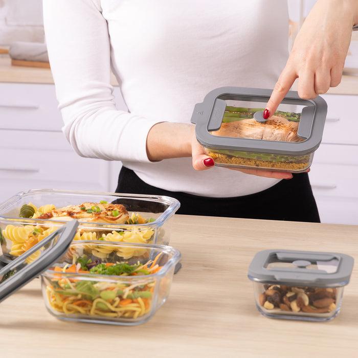 Kilner Fresh Storage-Set Of 4 (10.5oz 21.3oz 27oz 50.7oz)