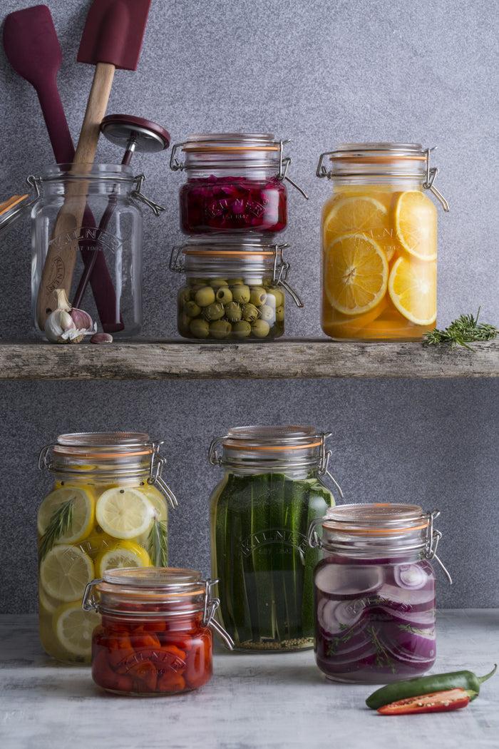 Kilner Kilner® 51 Oz Square Clip Top Jar