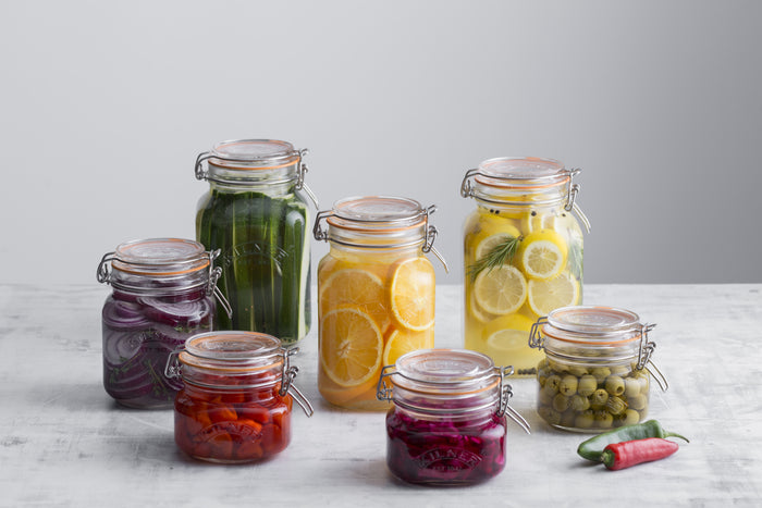 Kilner Kilner® 68 Oz Square Clip Top Jar
