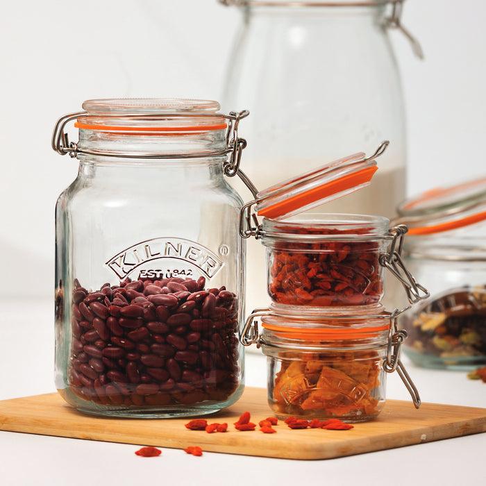 kilner Kilner® 68 Oz Square Clip Top Jar