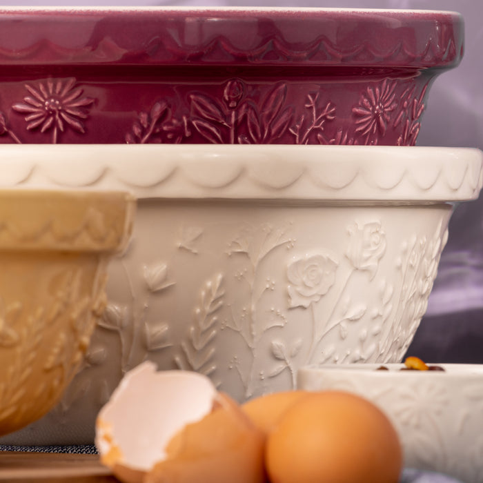 Kilner Mason Cash Roses Cream Size 12 Mixing Bowl