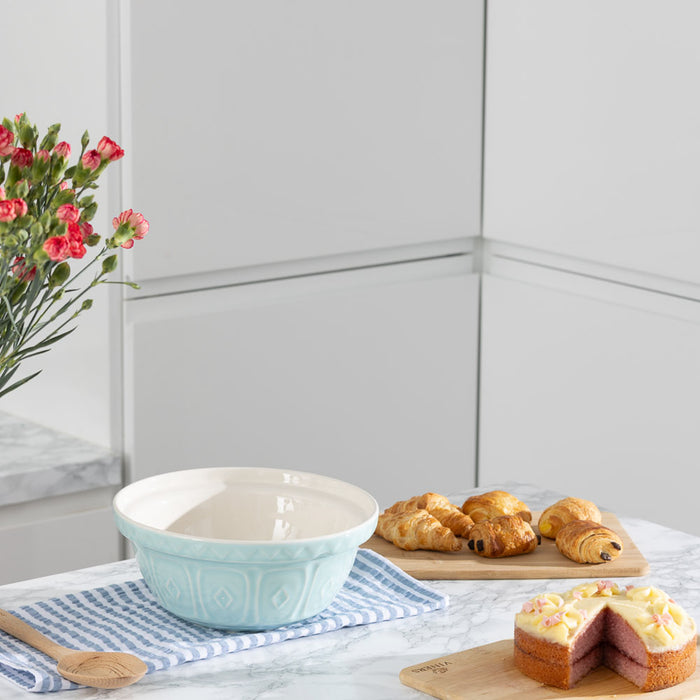 Kilner Mason Cash Color Mix Powder Blue S24 Mixing Bowl