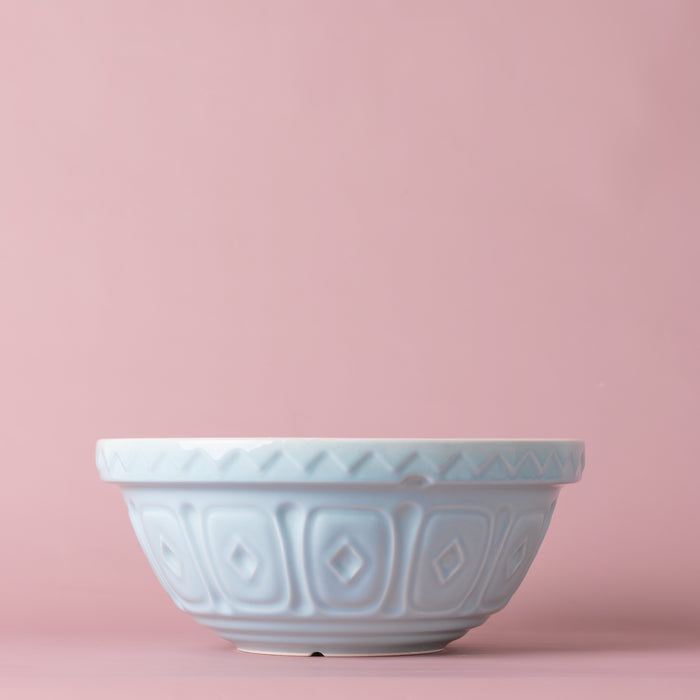 kilner Mason Cash Color Mix Powder Blue Size 18 Mixing Bowl