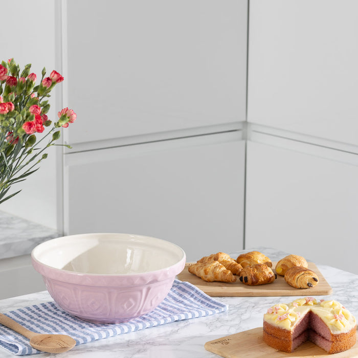 Kilner Mason Cash Color Mix Powder Pink Size 18 Mixing Bowl